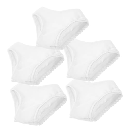 Yardwe 5 Stück Puppenkleidung Puppenzubehör Kohlbeet-Puppen Weiß Stoff Yardwe 5 Stück Puppenkleidung Puppenzubehör Kohlbeet-Puppen Weiß Stoff von Yardwe