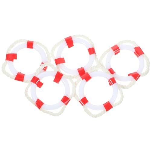 Yardwe 5 Stück Rettungsringmodell Kleines Wandleben Ding Lebensboje Decor Life Rings Kleines Rettungsring- Rettungsring Dekoration Strand Dekorativer Rettungsbauerring Rot Plastik Yardwe 5 Stück Rettungsringmodell Kleines Wandleben Ding Lebensboje Decor Life Rings Kleines Rettungsring- Rettungsring Dekoration Strand Dekorativer Rettungsbauerring Rot Plastik von Yardwe