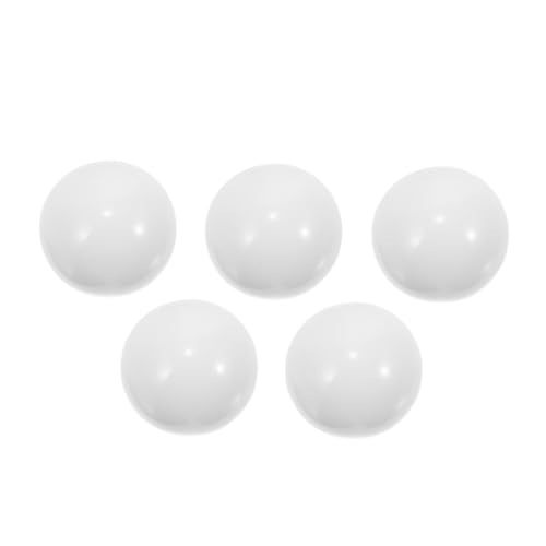 Yardwe 5 Stück Roulette-Perlen Party Ersatz Roulette Zubehör Roulette Roulette Spielkugeln Durchmesser Festival-Spielradperlen dekorative Radperlen Acryl Weiß von Yardwe