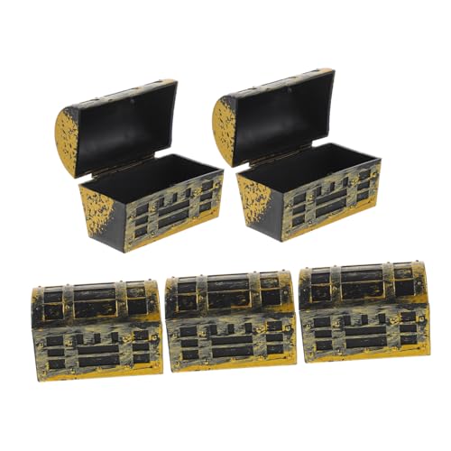 Yardwe 5 Stück Schatztruhe Miniatur Spielzeugaufbewahrung Puppenhaus Klein Miniaturen Für Mädchen Brust Dekorationen Lagerung Winziges Zeug Mini-hausverzierung Mikroszenenkörbe Golden Abs Yardwe 5 Stück Schatztruhe Miniatur Spielzeugaufbewahrung Puppenhaus Klein Miniaturen Für Mädchen Brust Dekorationen Lagerung Winziges Zeug Mini-hausverzierung Mikroszenenkörbe Golden Abs von Yardwe