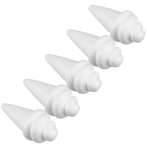 Yardwe 5 Stück Schaumstoff Eiscreme Modell Künstliches Schaumstoff Eistüte Eiscreme Requisiten Blumenschaum Eistüte Requisite Eiscreme Spielzeugtüten Zum Basteln Eiscreme von Yardwe