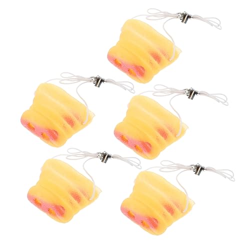 Yardwe 5 Stück Schweinenasen -Requisiten Schnauze Halloween-Nase realistisch Dekorationen Simulation Tiermodell Cosplay-Tiernase Tierkostüme verkleiden tierische Nase Kostümnase Vinyl von Yardwe
