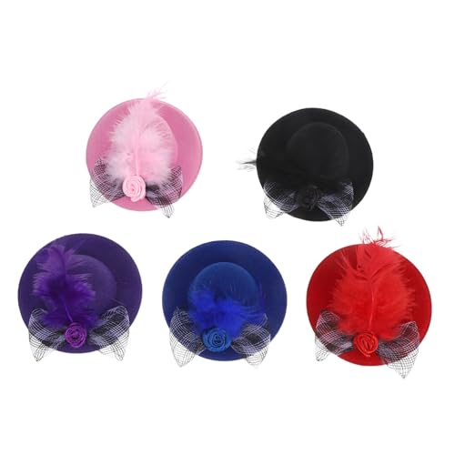 Yardwe 5 Stück Spielzeughüte Mini Zylinderhut Zum Basteln Mini Zylinderhüte Hüte In Großen Mengen Kleine Partyhüte Für Figuren Fancy Hut Dekorationshut Kleine Hüte Zum von Yardwe