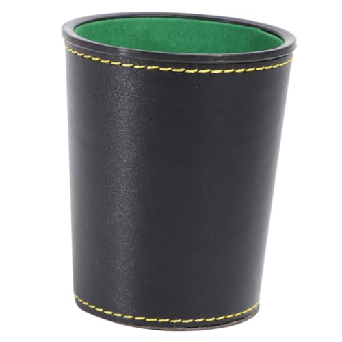 Yardwe 5 Stück Stille Würfelbecher Form Bar sterben Container Spiel Würfelbecher Schwarz von Yardwe