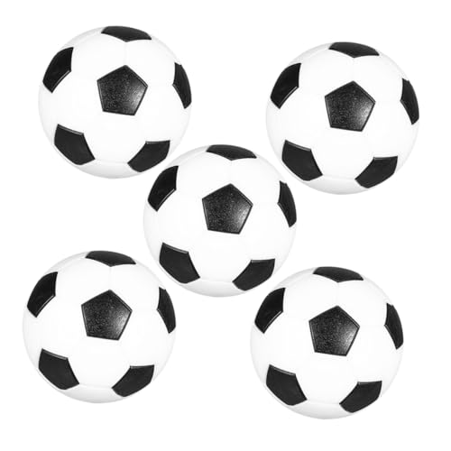 Yardwe 5-Teiliges Tischfußball-Zubehör Mini-Fußball Mini-Tischfußball Schreibtisch-Spielbälle Fußballball Mini-Tischfußball Desktop-Tischfußball Kompakter Tischfußballtisch Aus von Yardwe
