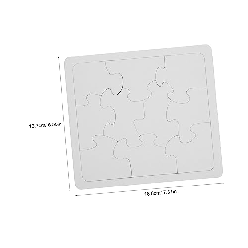 Yardwe 5 Stück Teiliges Blanko Papierpuzzle mit Bär Herz Stern und Kreis zum Bemalen und Gestalten Hochwertiges Papier für Kunstprojekte und Kreative DIY Malerei Yardwe 5 Stück Teiliges Blanko Papierpuzzle mit Bär Herz Stern und Kreis zum Bemalen und Gestalten Hochwertiges Papier für Kunstprojekte und Kreative DIY Malerei von Yardwe