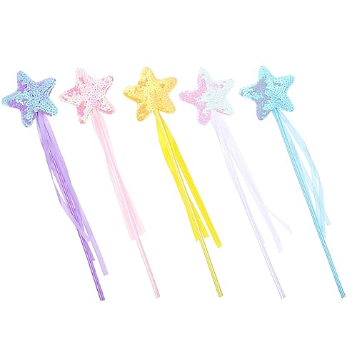 Yardwe 5 Stück Teiliges Glitzernde Feenstäbe für Partys Bühnenauftritte und Fotografie Zauberhafte für Kleine und Familien Yardwe 5 Stück Teiliges Glitzernde Feenstäbe für Partys Bühnenauftritte und Fotografie Zauberhafte für Kleine und Familien von Yardwe