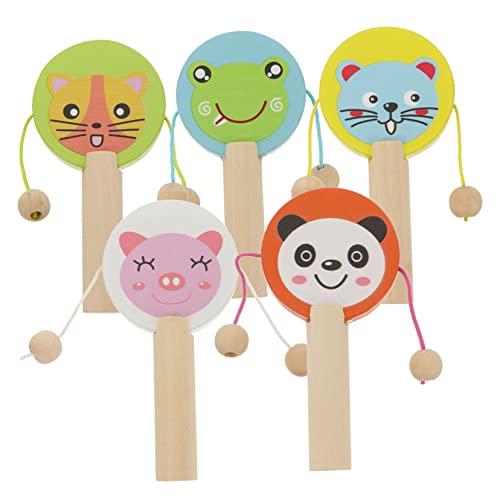 Yardwe 5 Stück Teiliges Holzspielzeug Puzzle Musikinstrument für Orff Musikspielzeug Pädagogisches Rasselspielzeug für Jahre Fördert Musikalische Fähigkeiten und Kreativität von Yardwe