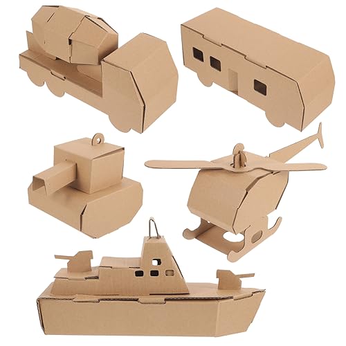 Yardwe 5 Stück Teiliges Papiermodell Autos Hubschrauber und Mehr DIY Bastelspielzeug für Jahre Fördert Kreativität und Hand Augen Koordination Yardwe 5 Stück Teiliges Papiermodell Autos Hubschrauber und Mehr DIY Bastelspielzeug für Jahre Fördert Kreativität und Hand Augen Koordination von Yardwe