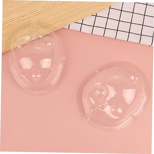 Yardwe 5 Stück Teiliges Puppenmaske Transparente DIY Schutzmasken für Puppen Staubschutz Bastelbedarf für Mini Spielzeuge und Loli Puppen von Yardwe