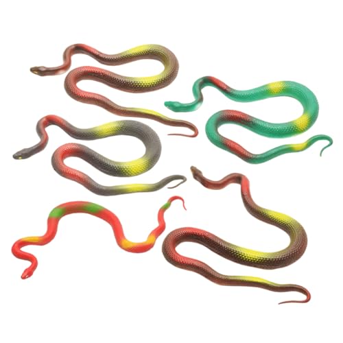Yardwe 5 Stück Teiliges Realistisch Aussehender Schlangenspielzeuge aus Flexiblem Detailgetreu Bemalt Langlebig und Wiederverwendbar für Streiche Partydeko Katzenschutz Yardwe 5 Stück Teiliges Realistisch Aussehender Schlangenspielzeuge aus Flexiblem Detailgetreu Bemalt Langlebig und Wiederverwendbar für Streiche Partydeko Katzenschutz von Yardwe
