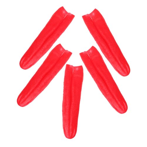 Yardwe 5 Stück Teiliges Realistische Weiche Rote Künstliche Deko Halloween Requisiten für Gruselige Verkleidungen Bühne Karneval Sicher für Erwachsene von Yardwe