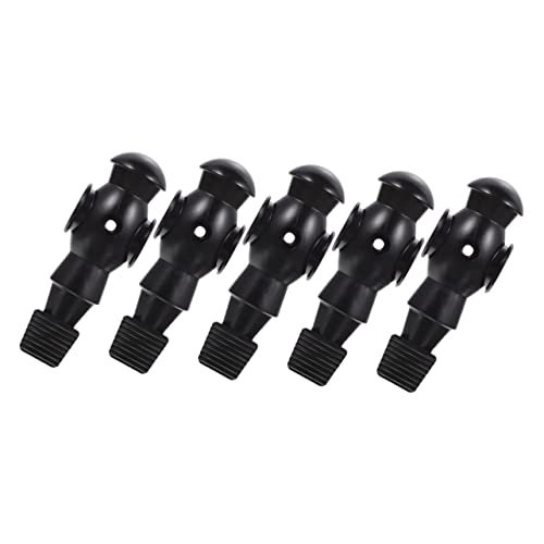 Yardwe 5 Stück Teiliges Tischfußballspieler Ersatzfiguren Standardisierte Foosball Männer für Fußballtisch Leicht Werkzeugfreie Montage Glatte Oberfläche Kompatibel mit Standard von Yardwe