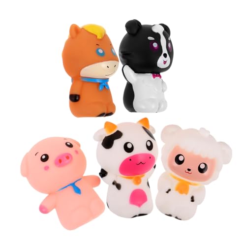 Yardwe 5 Stück Tier Fingerpuppen aus Vinyl Niedliche Cartoon Handpuppen für Rollenspiele und Geschichtenerzählen Lernspielzeug für Kreativität und Sozialen Fähigkeiten Yardwe 5 Stück Tier Fingerpuppen aus Vinyl Niedliche Cartoon Handpuppen für Rollenspiele und Geschichtenerzählen Lernspielzeug für Kreativität und Sozialen Fähigkeiten von Yardwe