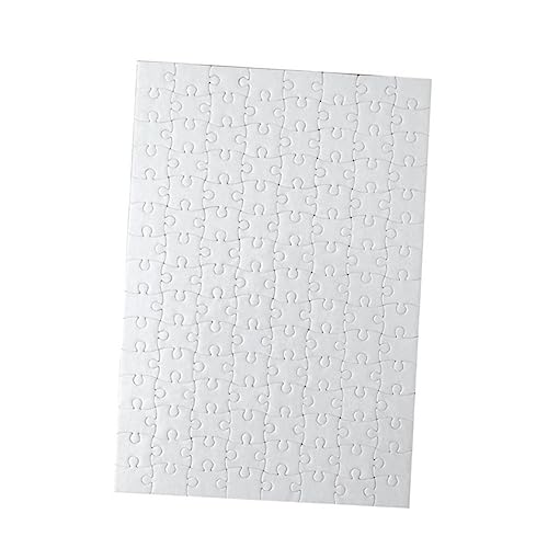Yardwe 5 Stücke Leere Puzzle Leere Puzzles Leere Papier Puzzle Malerei Puzzles Weiß von Yardwe