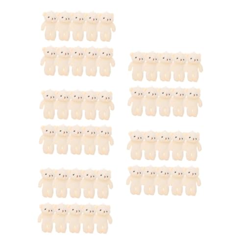 Yardwe 50 Stck. Teiliges Mini Bärenpuppen Schlüsselanhänger aus Hochwertigem für Dekoration und für Kinderzimmer Partys und Feiertage Yardwe 50 Stck. Teiliges Mini Bärenpuppen Schlüsselanhänger aus Hochwertigem für Dekoration und für Kinderzimmer Partys und Feiertage von Yardwe