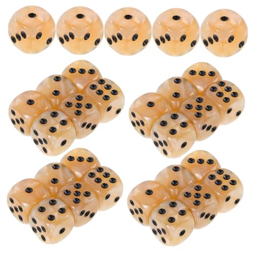Yardwe 50 Stück Acrylwürfel mit Abgerundeten Ecken für Brettspiele Matheunterricht Partys und Familienfeiern Elegante Perlmutt Sichere Handhabung und Gleichmäßige Würfelergebnisse Yardwe 50 Stück Acrylwürfel mit Abgerundeten Ecken für Brettspiele Matheunterricht Partys und Familienfeiern Elegante Perlmutt Sichere Handhabung und Gleichmäßige Würfelergebnisse von Yardwe