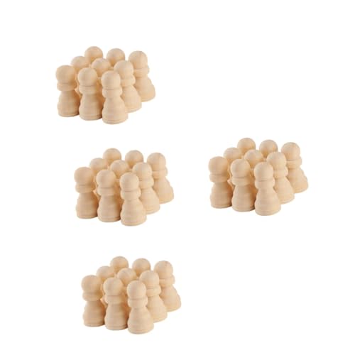 Yardwe 50 Stück DIY Schachfiguren aus Holz Teiliges für Kreative Malprojekte und Bastelarbeiten Unbemalte Schachspiel Figuren für Kunstliebhaber und Lernen Yardwe 50 Stück DIY Schachfiguren aus Holz Teiliges für Kreative Malprojekte und Bastelarbeiten Unbemalte Schachspiel Figuren für Kunstliebhaber und Lernen von Yardwe