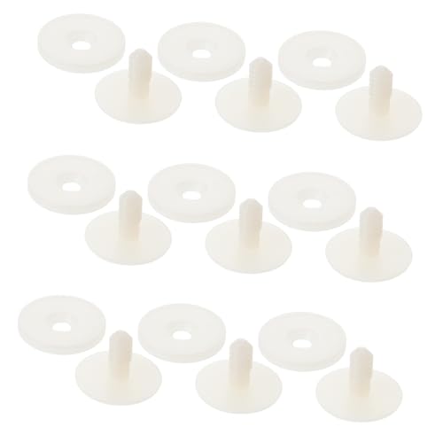 Yardwe 50 Stück Gemeinsames Puppenzubehör DIY-Bastelverbindungen Kunststoffgelenke -Sicherheitsgelenke Puppenhauszubehör handgefertigte Bärenhandwerksgelenke Plastik Weiß Yardwe 50 Stück Gemeinsames Puppenzubehör DIY-Bastelverbindungen Kunststoffgelenke -Sicherheitsgelenke Puppenhauszubehör handgefertigte Bärenhandwerksgelenke Plastik Weiß von Yardwe