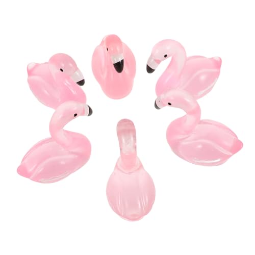 Yardwe 50 Stück Leuchtende Flamingo -Dekorationen Flamingo- im Freien winzige Harzflamingos Vogelstatuen für den Außenbereich leuchtender Flamingo Flamingo-Figur Rosy Yardwe 50 Stück Leuchtende Flamingo -Dekorationen Flamingo- im Freien winzige Harzflamingos Vogelstatuen für den Außenbereich leuchtender Flamingo Flamingo-Figur Rosy von Yardwe
