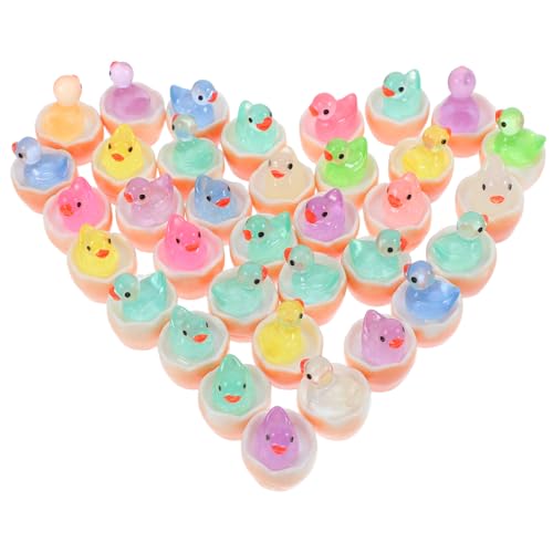 Yardwe 50 Stück Leuchtende Mini Harz Enten Kleine Nachtleuchtende Entenfiguren für Puppenhaus Mikro Fairy Garden und Festliche Dekoration Yardwe 50 Stück Leuchtende Mini Harz Enten Kleine Nachtleuchtende Entenfiguren für Puppenhaus Mikro Fairy Garden und Festliche Dekoration von Yardwe