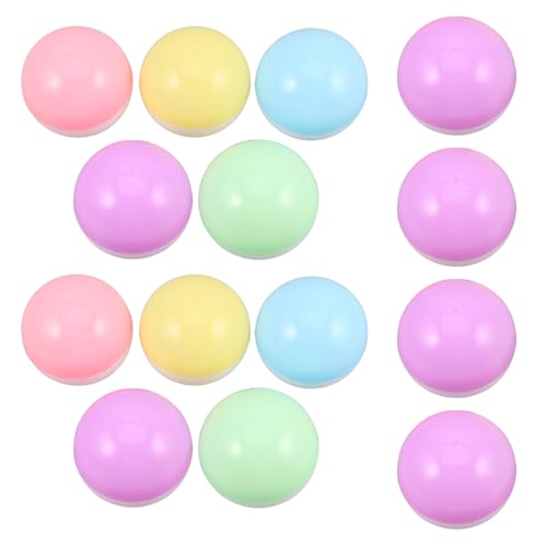 Yardwe 50 Stück Macaron-kapseln Für Verkaufsautomaten: Wiederverwendbare Kunststoffbehälter Für Süßigkeiten Und Partygeschenke. Befüllbare Kugeln in Macaron-farben. von Yardwe