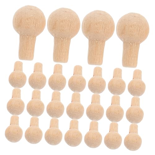 Yardwe 50 Stück Miniatur Griff Puppenhaus Türgriff Puppenhaus Türknöpfe Holz Khaki Yardwe 50 Stück Miniatur Griff Puppenhaus Türgriff Puppenhaus Türknöpfe Holz Khaki von Yardwe