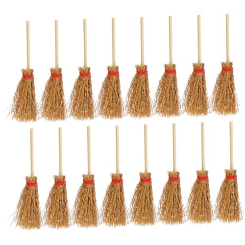 Yardwe 50 Stück Miniaturbesen Set für Puppenhaus Garten Deko DIY Halloween Miniaturzubehör für Kreative Bastelprojekte Handgefertigt Dekoration für Cosplay und Mini Landschaften Yardwe 50 Stück Miniaturbesen Set für Puppenhaus Garten Deko DIY Halloween Miniaturzubehör für Kreative Bastelprojekte Handgefertigt Dekoration für Cosplay und Mini Landschaften von Yardwe