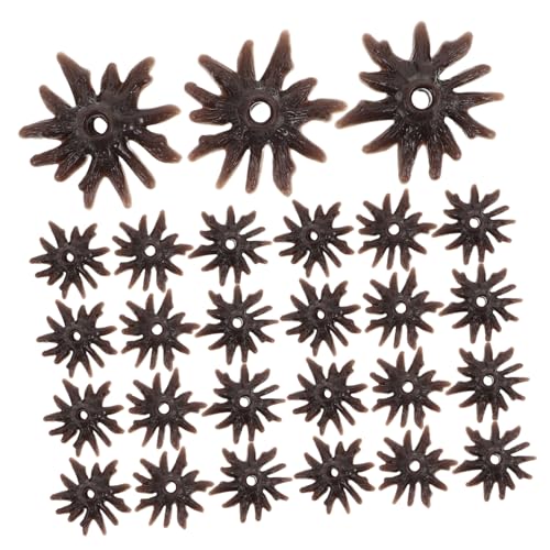 Yardwe 50 Stück Modellbaumfüße Dekorativ Gefälscht Unterstützung Laub Zug Fuß Bauen Anlage Natur Anzeige Dekoration Szenisch Landschaft Gebäude Stand Miniatur Plastik Coffee von Yardwe