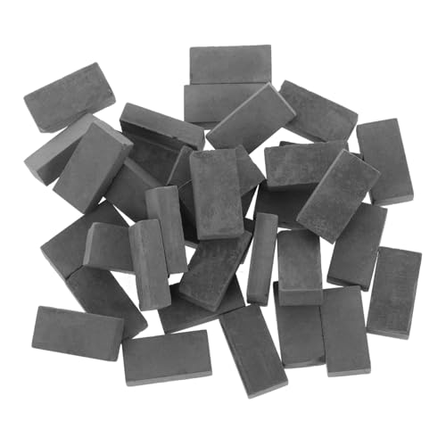 Yardwe 50 Stück Modellsteine Bauen Ton Black Yardwe 50 Stück Modellsteine Bauen Ton Black von Yardwe