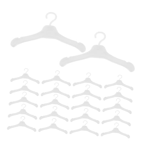 Yardwe 50 Stück Robuste Plastik Kleiderbügel für Puppen Praktische Mini Garderobenaccessoires zur Organisation von Puppenkleidung Puppenhäusern Yardwe 50 Stück Robuste Plastik Kleiderbügel für Puppen Praktische Mini Garderobenaccessoires zur Organisation von Puppenkleidung Puppenhäusern von Yardwe