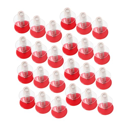 Yardwe 50 Stück Saugnapf für DIY Feder mit Überraschungseffekt Vielseitig Einsetzbar für Stressabbau und Kreative Spiele Perfektes Party von Yardwe