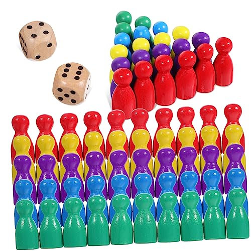 Yardwe 50 Stück Stück Schachfiguren aus Holz Zubehör für Brettspiele verpfänden farbig Bauern Brettspiel Schachfiguren Schachmarker Bildungsspielzeug Schach aus Holz Yardwe 50 Stück Stück Schachfiguren aus Holz Zubehör für Brettspiele verpfänden farbig Bauern Brettspiel Schachfiguren Schachmarker Bildungsspielzeug Schach aus Holz von Yardwe