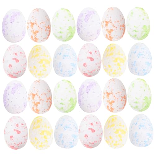 Yardwe 50 Stück Teiliges Bunte Schaumstoff Ostereier Langlebig Wiederverwendbar Realistische Mini Dekoration für Osterfeiern Party Deko Fotorequisiten und Korbfüller Yardwe 50 Stück Teiliges Bunte Schaumstoff Ostereier Langlebig Wiederverwendbar Realistische Mini Dekoration für Osterfeiern Party Deko Fotorequisiten und Korbfüller von Yardwe