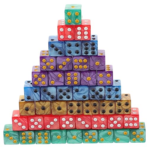 Yardwe 50 Stück Würfel gesetzt Partyspielwürfel Brettspiel Würfel Würfelspiele Trinkspielwürfel Unterhaltungswürfel Brettspiele Würfel klare Würfel Acryl Yardwe 50 Stück Würfel gesetzt Partyspielwürfel Brettspiel Würfel Würfelspiele Trinkspielwürfel Unterhaltungswürfel Brettspiele Würfel klare Würfel Acryl von Yardwe