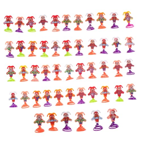 Yardwe 50 Stück Zappelspielzeug für Sprungspielzeug Frühlingsspielzeug Springendes Springendes Hüpfspielzeug Plastik von Yardwe