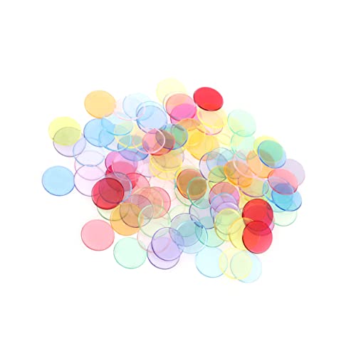 Yardwe 500 Stück Farbchips Spiel-Bingo-Chips Bingo-Zubehör Bingo -Marker von Yardwe