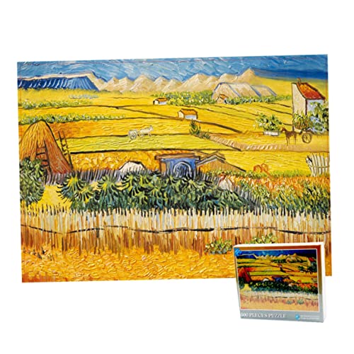 Yardwe 500 Stück Teiliges Papier Puzzle für Erwachsene Jigsaw mit Felddorf für Entspannende Stunden und Spaß mit Freunden und Familie Yardwe 500 Stück Teiliges Papier Puzzle für Erwachsene Jigsaw mit Felddorf für Entspannende Stunden und Spaß mit Freunden und Familie von Yardwe
