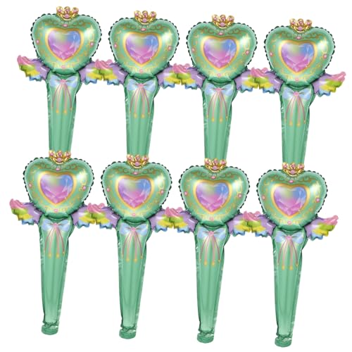 Yardwe 50Stücke Handheld Folienballons Feenstab Aufblasbare Folienballons Für Party Dekorationen Geburtstagsfeiern Und Hochzeiten Stabil Und Langlebig Farbenfrohes Design von Yardwe