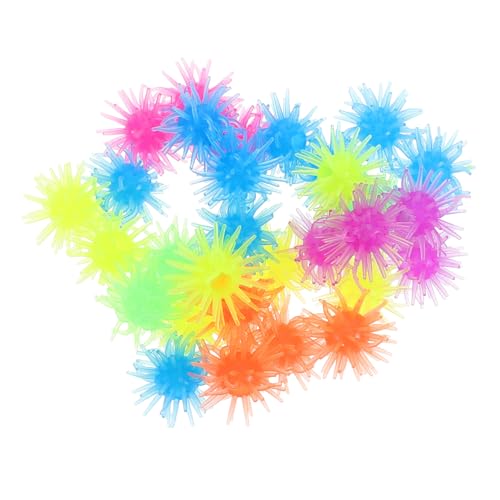 Yardwe 50Stücke Klebrige Partygeschenke Elastische Spielzeuge aus TPR Farbige Dehnbare Requisiten für Kindergeburtstage Lustiges für Draußen und Drinnen von Yardwe