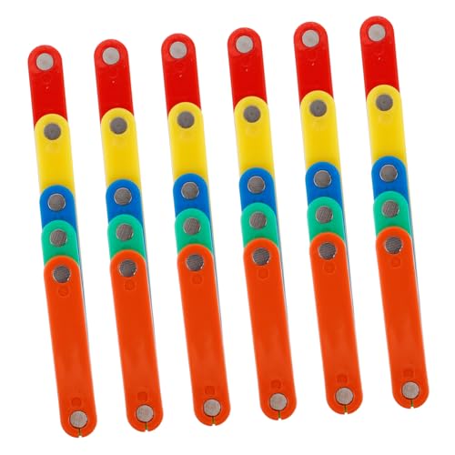Yardwe 50Stücke Magnetische Geometrische Stäbe für Grundschule Mathe für Kreativität und Räumlichem im Unterricht von Yardwe