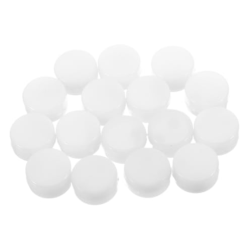 Yardwe 50er-Box Spielzeugzubehör Geräuschemacher Haustierspielzeug-geräuschmacher Babyspielzeug-quietscheinsatz Babyspielzeug Rasseln Puppenspielzeugrasseln Weiß Plastik von Yardwe