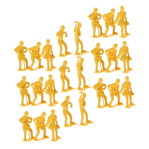 Yardwe 54 Stück Technische Puppenwerkzeugmodell Menschenfiguren für Spielzeugbauschilder Spielzeugfiguren für Kleinkinder Mini-Actionfiguren Kinderspielzeug Plastik Gelb Yardwe 54 Stück Technische Puppenwerkzeugmodell Menschenfiguren für Spielzeugbauschilder Spielzeugfiguren für Kleinkinder Mini-Actionfiguren Kinderspielzeug Plastik Gelb von Yardwe