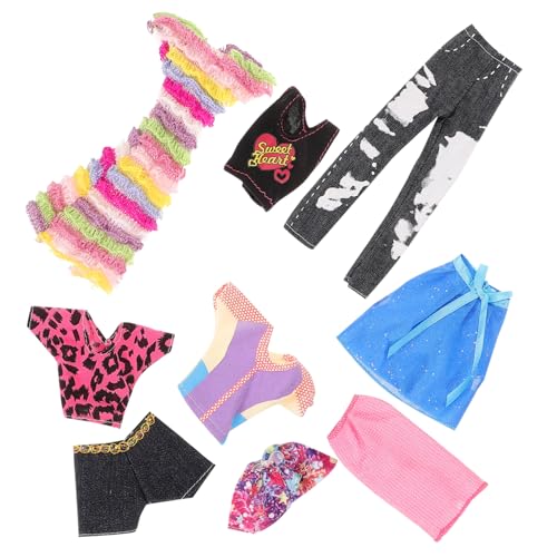 Yardwe 5Sätze Teiliges Puppenkleidungsset Für Puppen Bezaubernde Outfits Für Kreative Spiele Shorts Freizeitkleider Und Festliche Für Ab Jahren von Yardwe