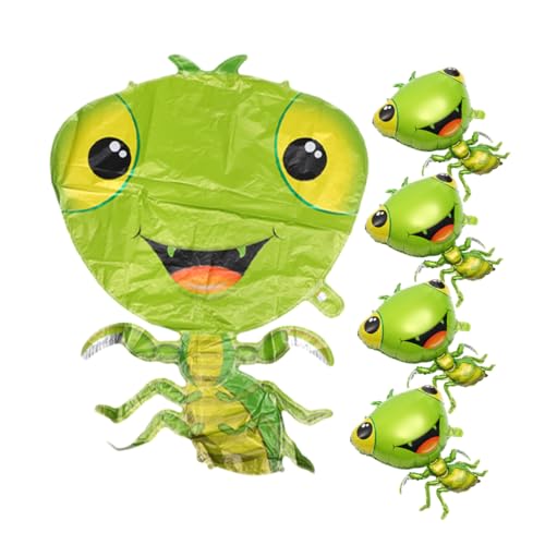 Yardwe 5Stücke Aufblasbare Mantis Ballons Cartoon Tier Folienballons Für Kindergeburtstag Party Deko Insektenthema Ornamente Für Feiern von Yardwe