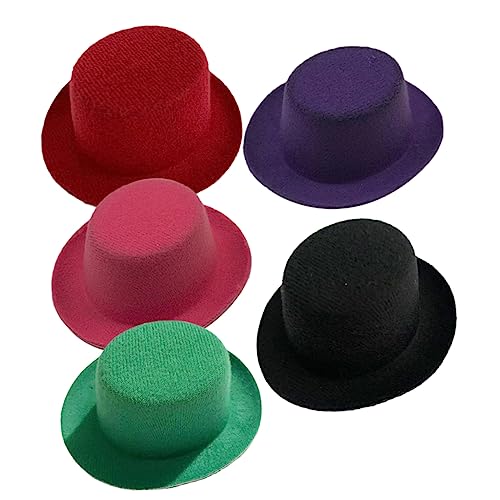Yardwe 5Stücke Eva Hüte Für Puppen Entzückende Dekoration Farben Puppenzubehör Für DIY Projekte Und von Yardwe