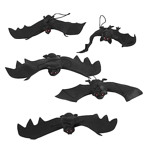Yardwe 5Stücke Halloween Deko Fledermäuse Realistische Halloween Props Für Gruselige Partys Für Tür Und Wanddekorationen Yardwe 5Stücke Halloween Deko Fledermäuse Realistische Halloween Props Für Gruselige Partys Für Tür Und Wanddekorationen von Yardwe