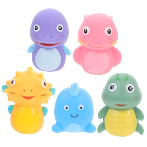 Yardwe 5Stücke Handpuppen Für Süße Meeres Tier Fingerpuppen Aus Weichem Interaktives Fingerspielzeug Für Eltern Junge Mädchen Geschichten Und Spielspaß Für Kleinkinder von Yardwe