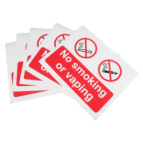 Yardwe 5Stücke Nichtraucher Aufkleber für Autos Selbstklebende Sicherheitswarnungen für Bereiche Einfach Anzubringen für Fahrzeuge und Outdoor Nutzung Yardwe 5Stücke Nichtraucher Aufkleber für Autos Selbstklebende Sicherheitswarnungen für Bereiche Einfach Anzubringen für Fahrzeuge und Outdoor Nutzung von Yardwe