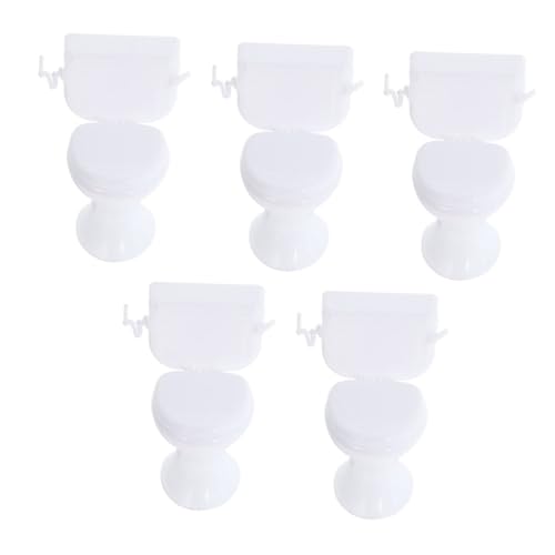 Yardwe 5Stücke Puppenhaus Toilette Realistische Dekorationsrequisiten Für Zubehör Für Weiße Puppen Toilette Für Kreatives Yardwe 5Stücke Puppenhaus Toilette Realistische Dekorationsrequisiten Für Zubehör Für Weiße Puppen Toilette Für Kreatives von Yardwe